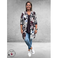 Plus Basics Blazer Long Jacket Winter Garden